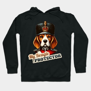 Beagle King Queen guard Hoodie